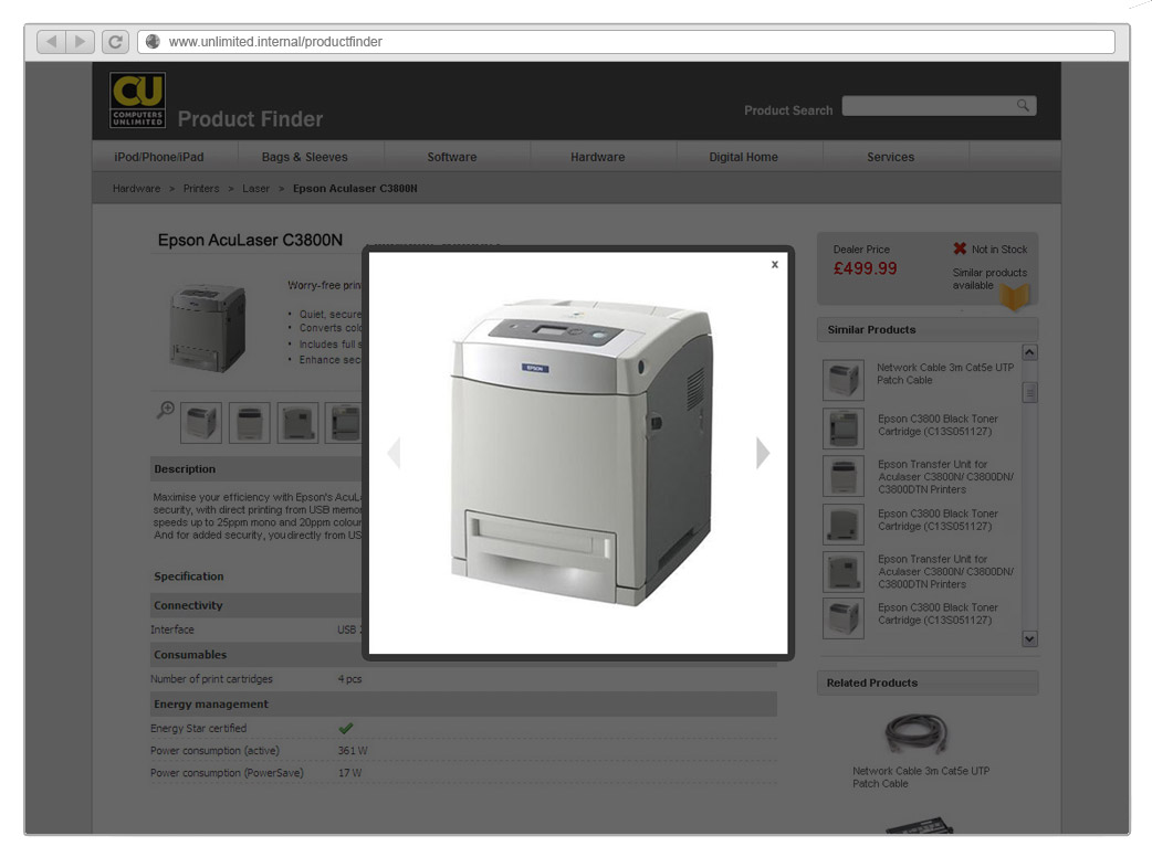 CU Product Finder