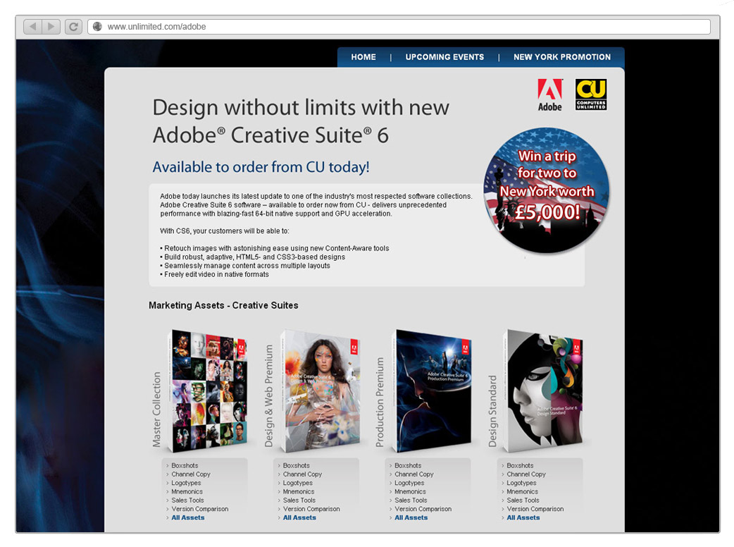 Adobe Microsite