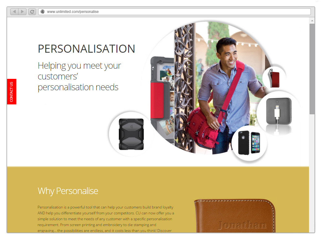 Unlimited Personalise