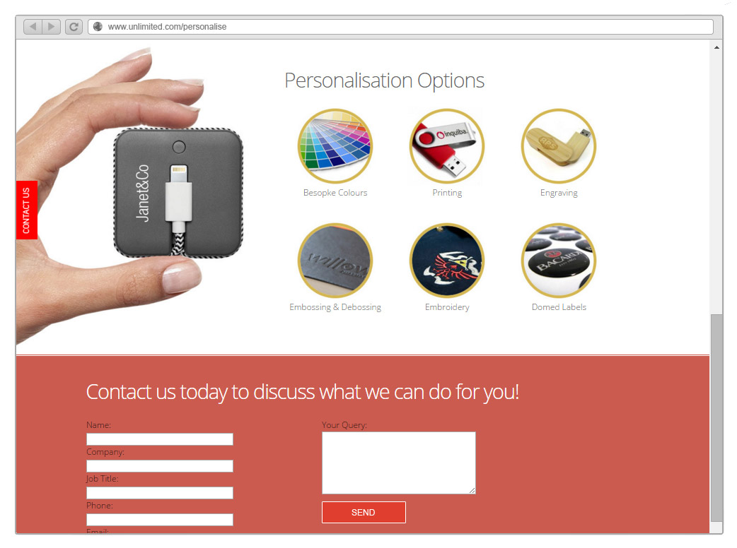 Unlimited Personalise